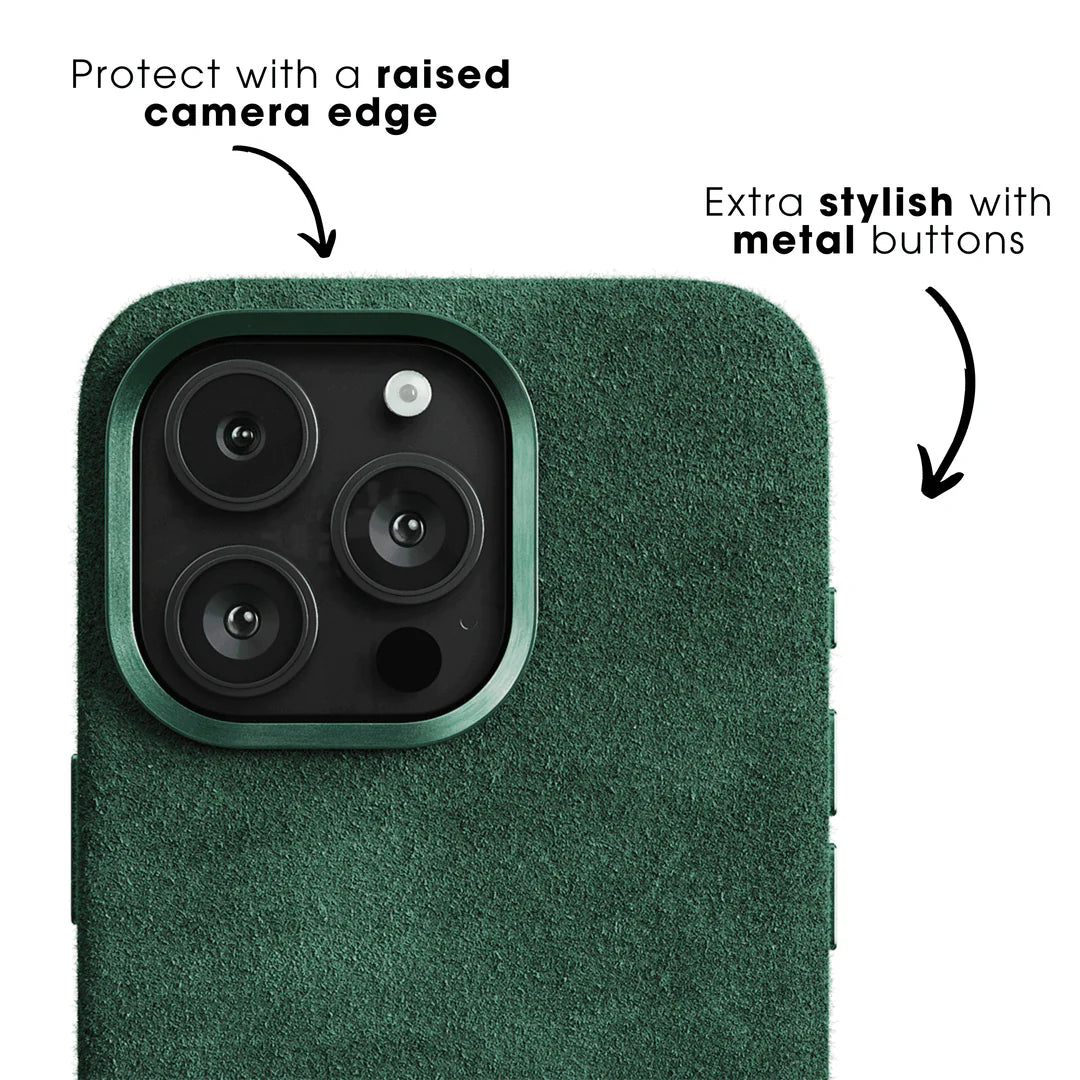 iPhone | Alcantara Case | Midnight Green