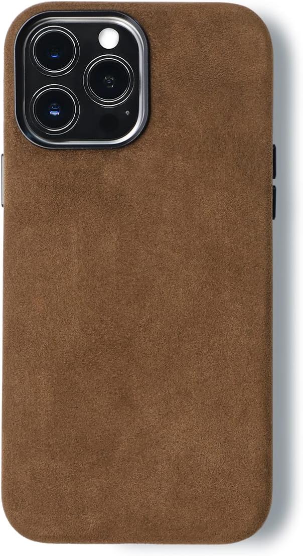 iPhone | Carcasa Alcantara | Bark Brown