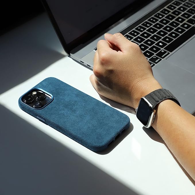 iPhone | Alcantara Case | Sea Blue