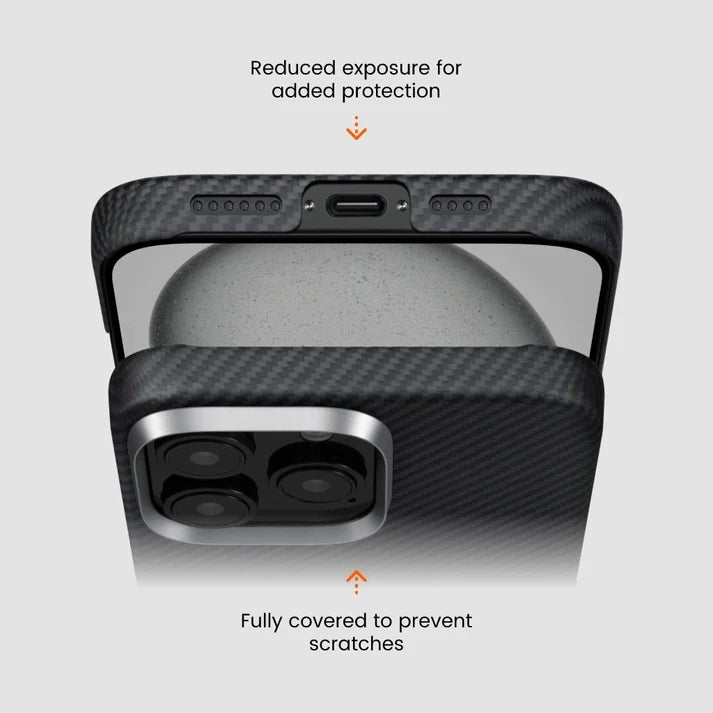 Carcasa din fibra de carbon REAL